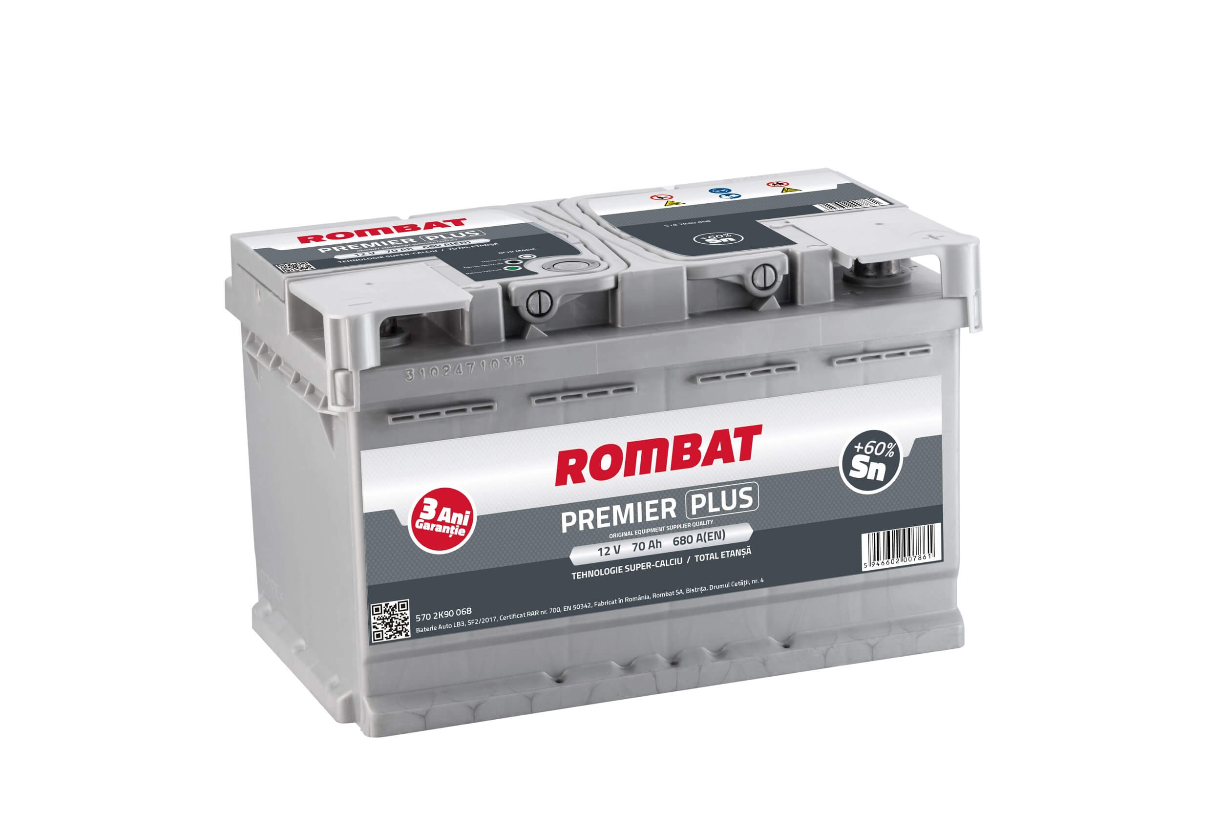 Baterie de pornire 570 2K90 068 ROMBAT